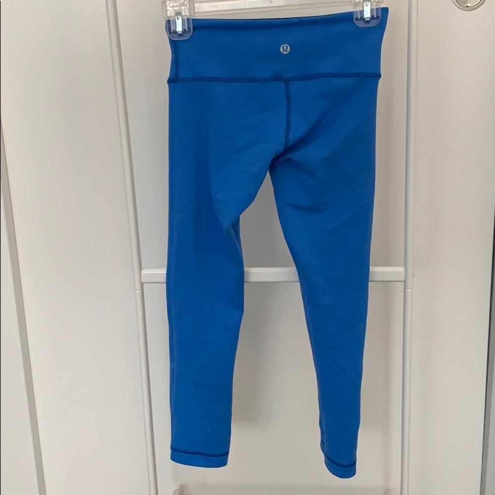 Lululemon Wunder Under Blue/Navy REVERSIBLE!